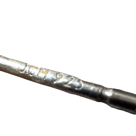 Signed JCM 925 CZ China Sterling Silver & 3 CT 7mm Solitaire CZ Stud Earrings - Picture 11 of 16